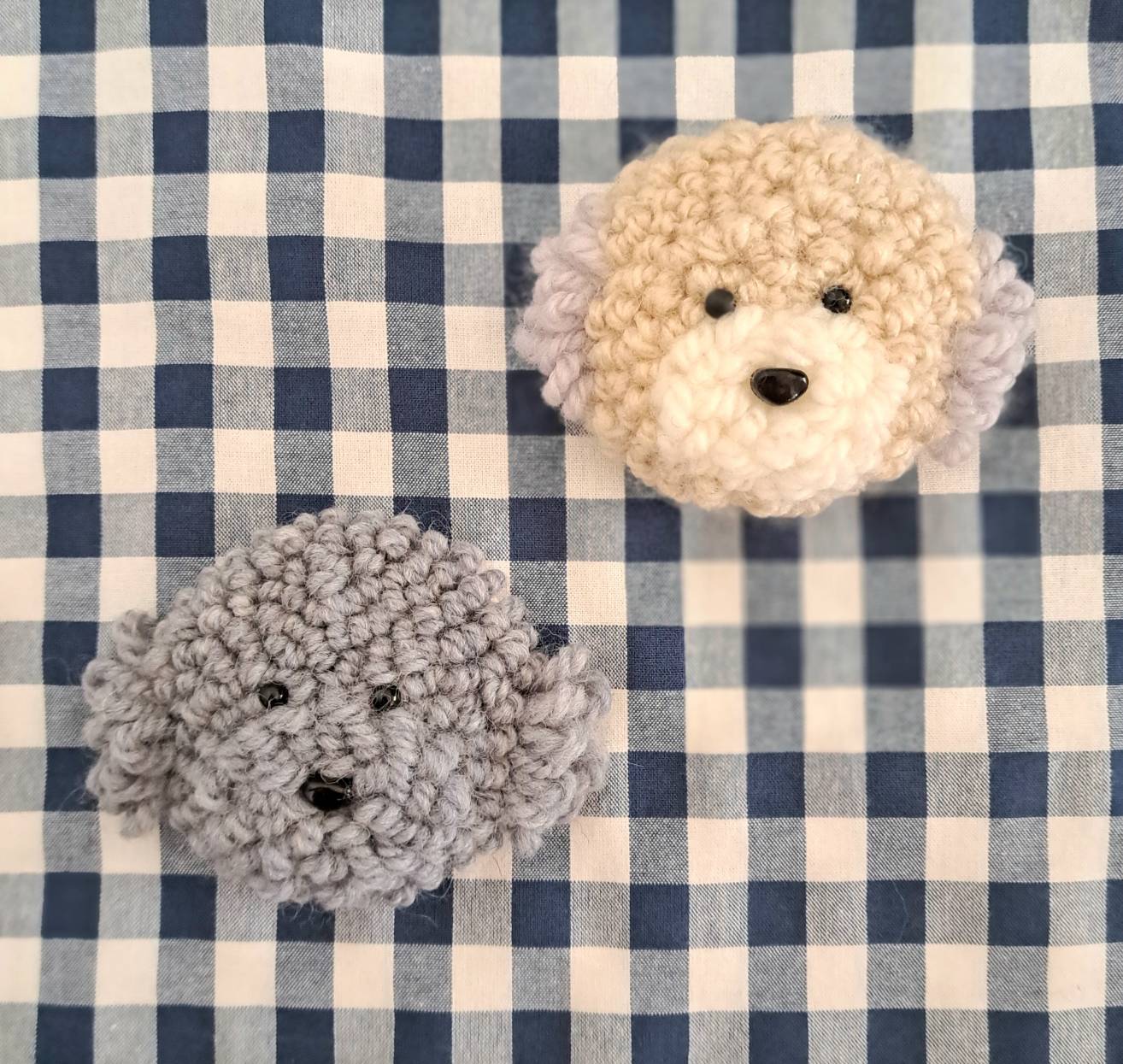 初心者でも失敗しない！パンチニードルで「トイプードル」チャーム作り